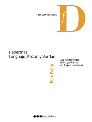 cover image of Los fundamentos del cognitivismo en Jürgen Habermas